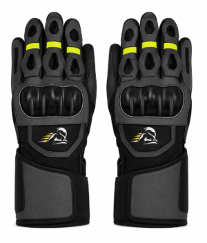 Velox Strike TPU Leather Motorcycle Racing Gloves