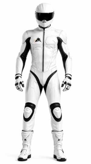Velox Stealth Arctic One-Piece Leather Racing Suit