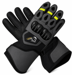 Velox Strike TPU Leather Motorcycle Racing Gloves