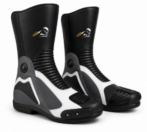 Velox Stride Leather Motorcycle Riding Boots