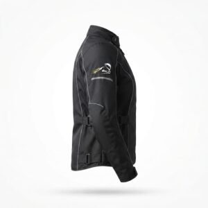 Women’s Black Textile Motorcycle Riding Jacket