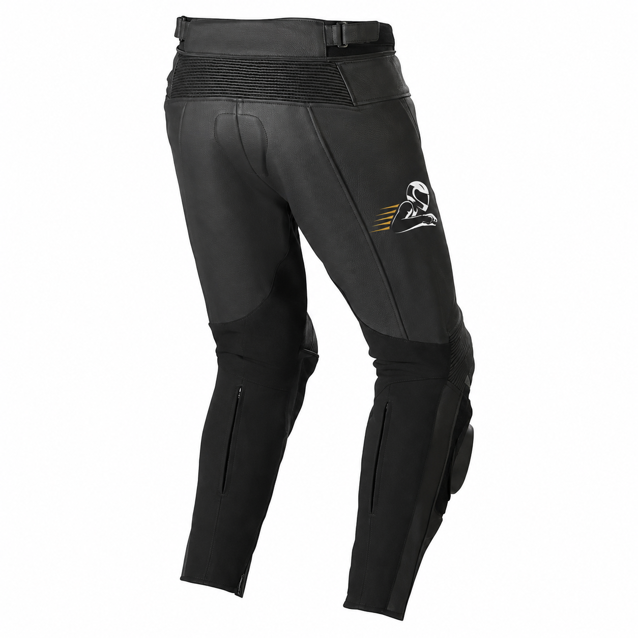 VeloxGear Leather Motorcycle Riding Pants - Image 2