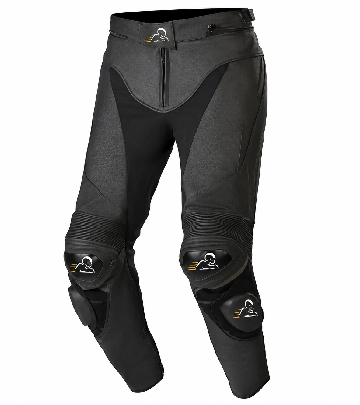 VeloxGear Leather Motorcycle Riding Pants